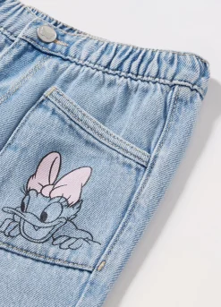 Blukids Pantaloni in denim di misto cotone neonata- Jeans