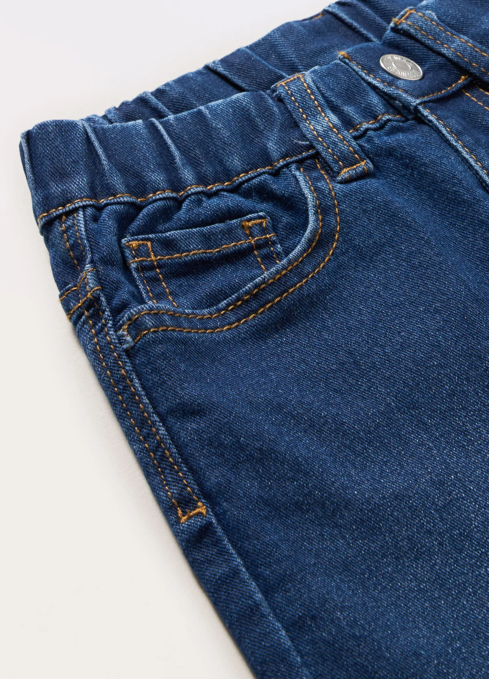 Blukids Pantaloni in denim di misto cotone stretch bambino-Bambino Jeans