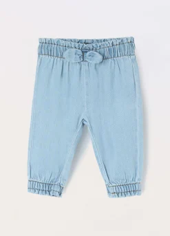 Blukids Pantaloni in mista lyocell neonata- Pantaloni