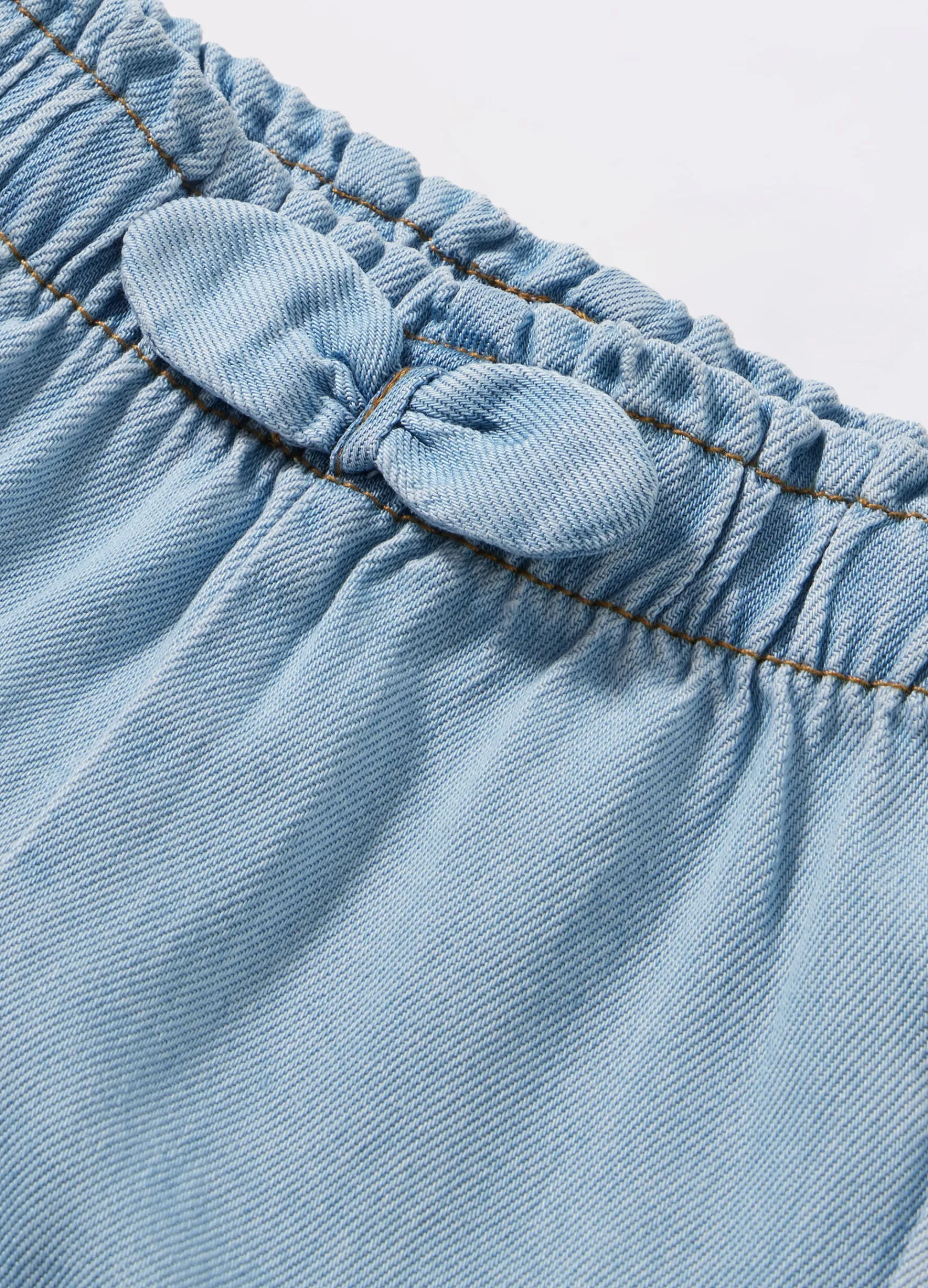 Blukids Pantaloni in mista lyocell neonata- Pantaloni