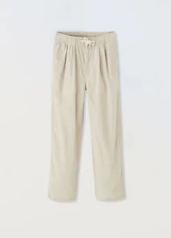 Blukids Pantaloni lunghi in misto lino ragazzo- Pantaloni