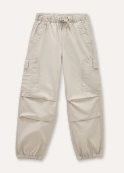 Blukids Pantaloni parachute in puro cotone ragazza- Pantaloni