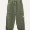 Blukids Pantaloni parachute in puro cotone bambino-Bambino Pantaloni