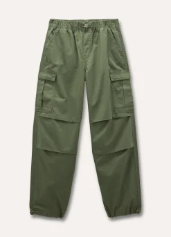 Blukids Pantaloni parachute in puro cotone ragazzo- Pantaloni