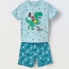 Blukids Pigiama corto in puro cotone Neonato- Pigiami