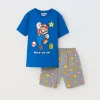 Blukids Pigiama corto in puro cotone bambino-Bambino Pigiami