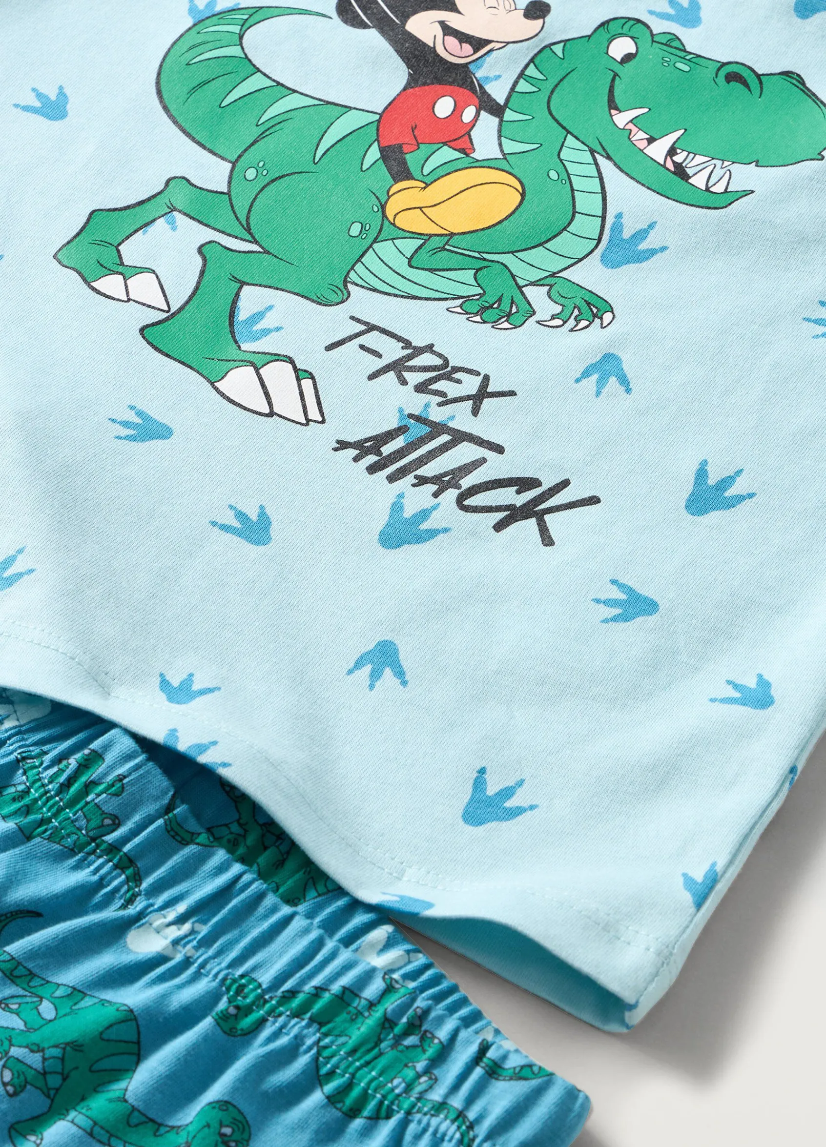 Blukids Pigiama corto in puro cotone Neonato- Pigiami