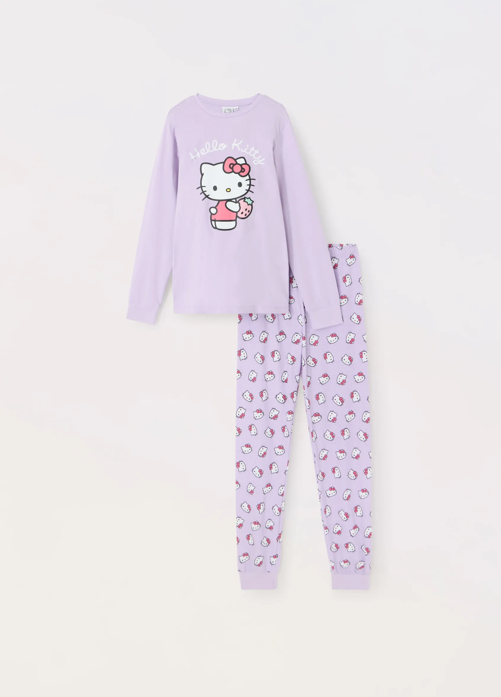 Blukids Pigiama lungo in jersey di puro cotone bambina- Pigiami