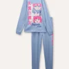 Blukids Pigiama lungo in puro cotone ragazza- Pigiami