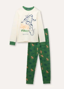 Blukids Pigiama lungo in puro cotone ragazzo- Pigiami