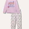 Blukids Pigiama lungo in puro cotone bambina- Pigiami