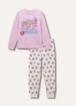 Blukids Pigiama lungo in puro cotone bambina- Pigiami