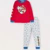 Blukids Pigiama lungo in puro cotone bambino Super Mario-Bambino Intimo
