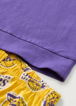 Blukids Pigiama lungo NBA in puro cotone ragazzo- Pigiami