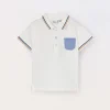 Blukids Polo a maniche corte in cotone piquet neonato- T-shirt