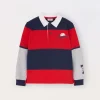 Blukids Polo a righe in puro cotone bambino-Bambino T-shirt