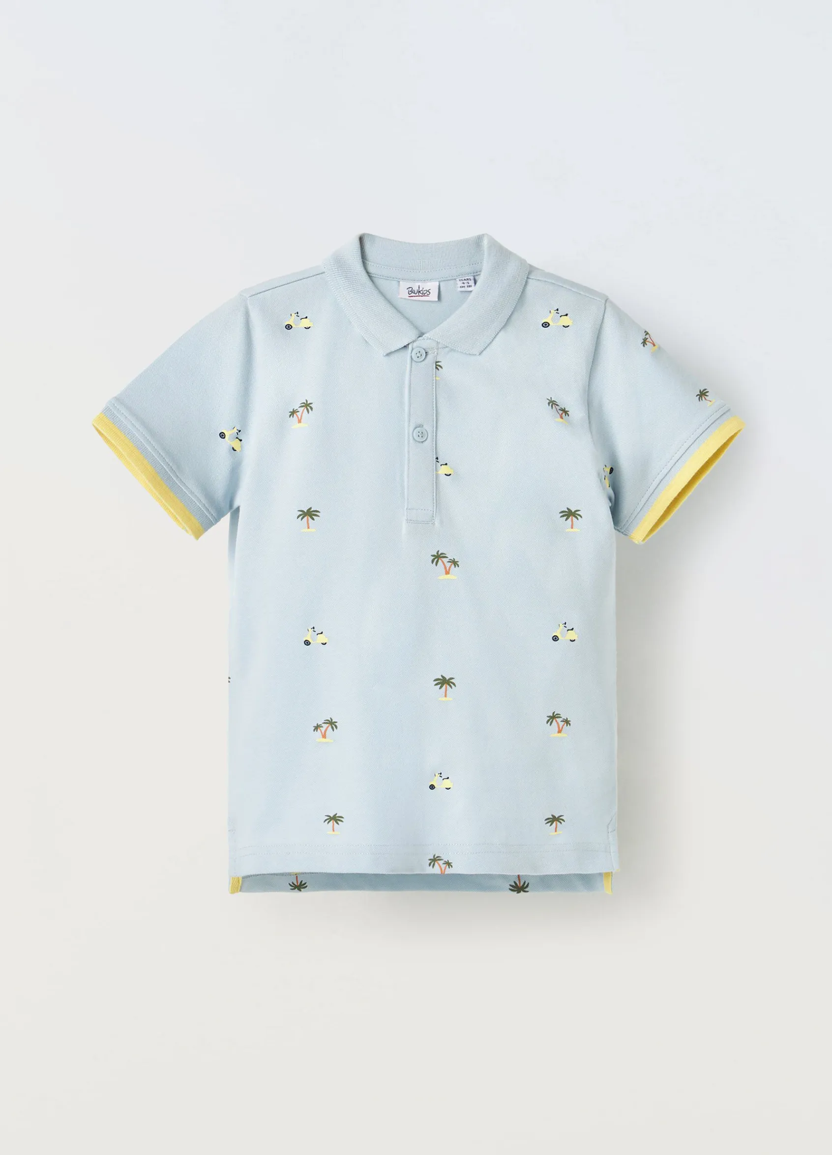 Blukids Polo in cotone stretch bambino-Bambino T-shirt