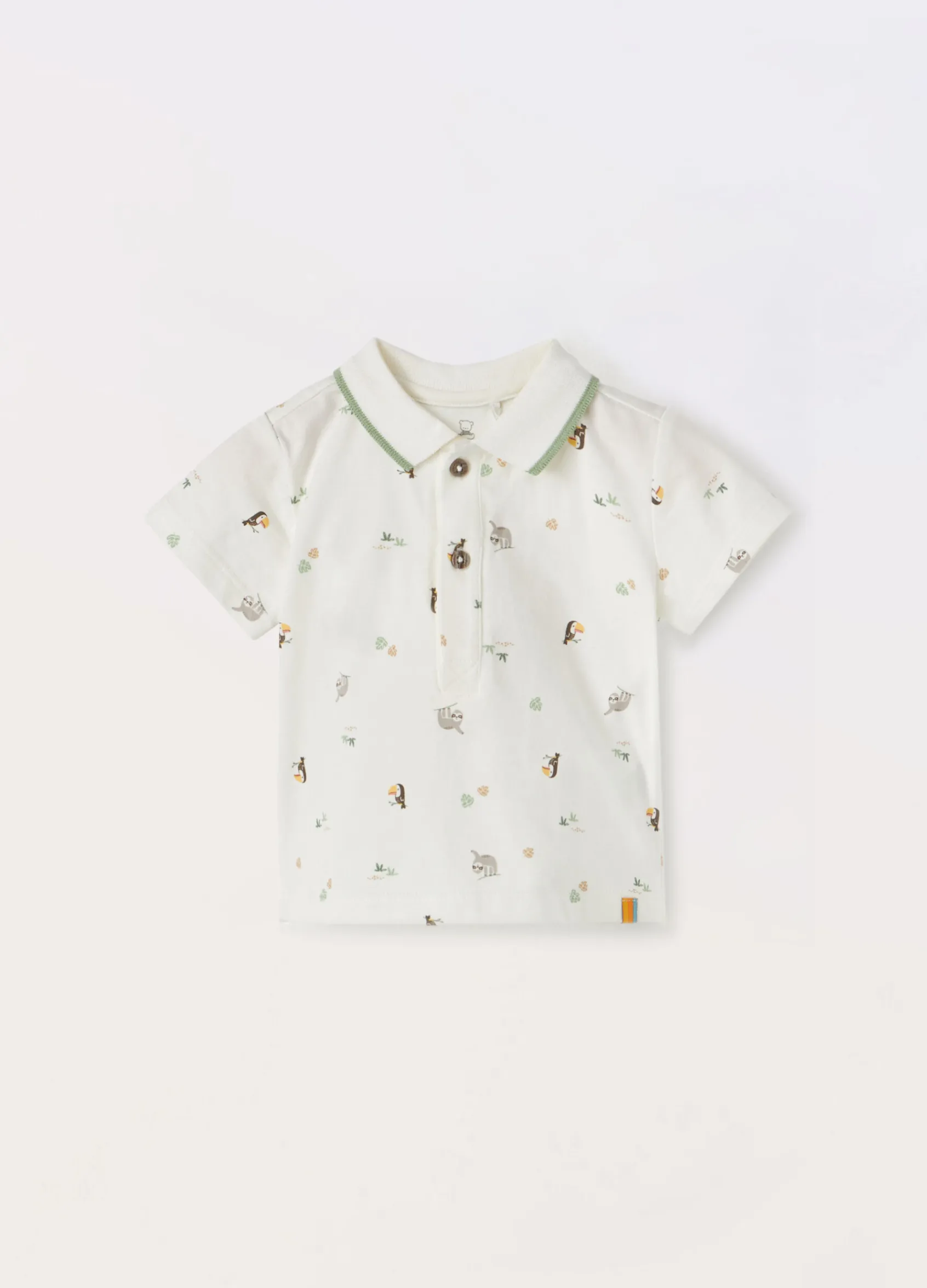 Blukids Polo in jersey di cotone stretch neonato- T-shirt