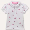 Blukids Polo in piqué di puro cotone neonata- T-shirt