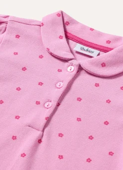 Blukids Polo in piqué di puro cotone neonata- T-shirt