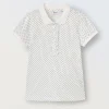 Blukids Polo in puro cotone con stampa bambina- T-shirt