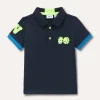 Blukids Polo in puro cotone piquet neonato- T-shirt