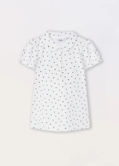 Blukids Polo in puro cotone Piquet bambina- T-shirt