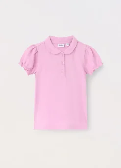 Blukids Polo in puro cotone Piquet bambina- T-shirt