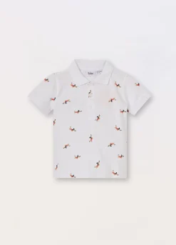 Blukids Polo in puro cotone Piquet neonato- T-shirt