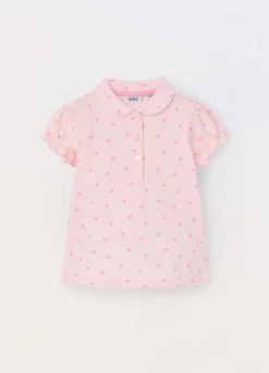 Blukids Polo in puro cotone Piquet neonata- T-shirt