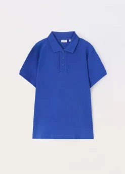 Blukids Polo in puro cotone Piquet ragazzo- T-shirt