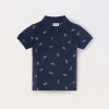 Blukids Polo in puro cotone Piquet neonato- T-shirt