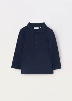 Blukids Polo in puro cotone Piquet neonato- T-shirt