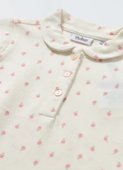 Blukids Polo in puro cotone Piquet neonata- T-shirt
