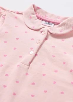 Blukids Polo in puro cotone Piquet neonata- T-shirt