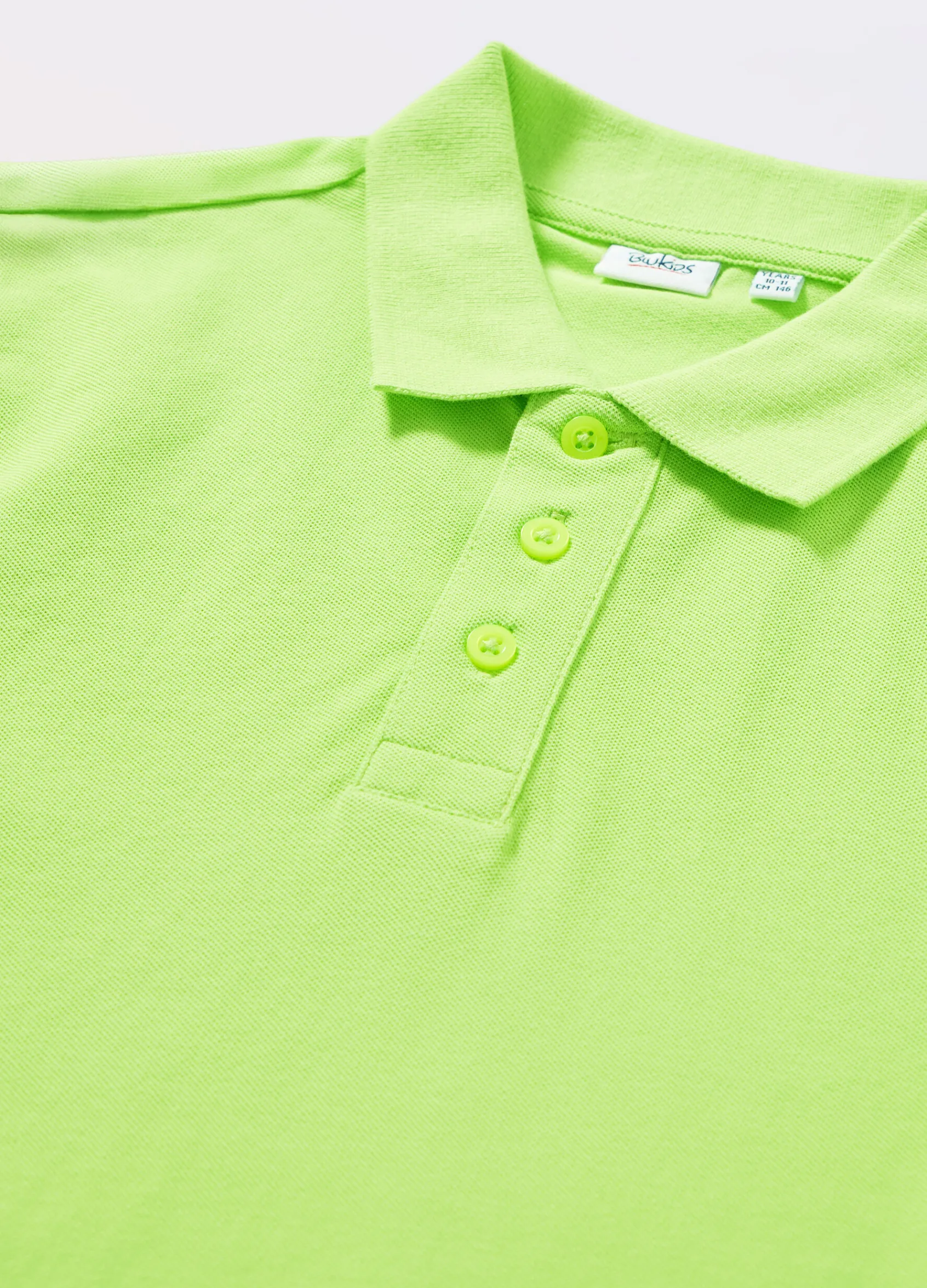 Blukids Polo in puro cotone Piquet ragazzo- T-shirt