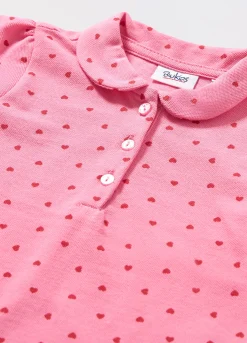 Blukids Polo in puro cotone Piquet neonata- T-shirt
