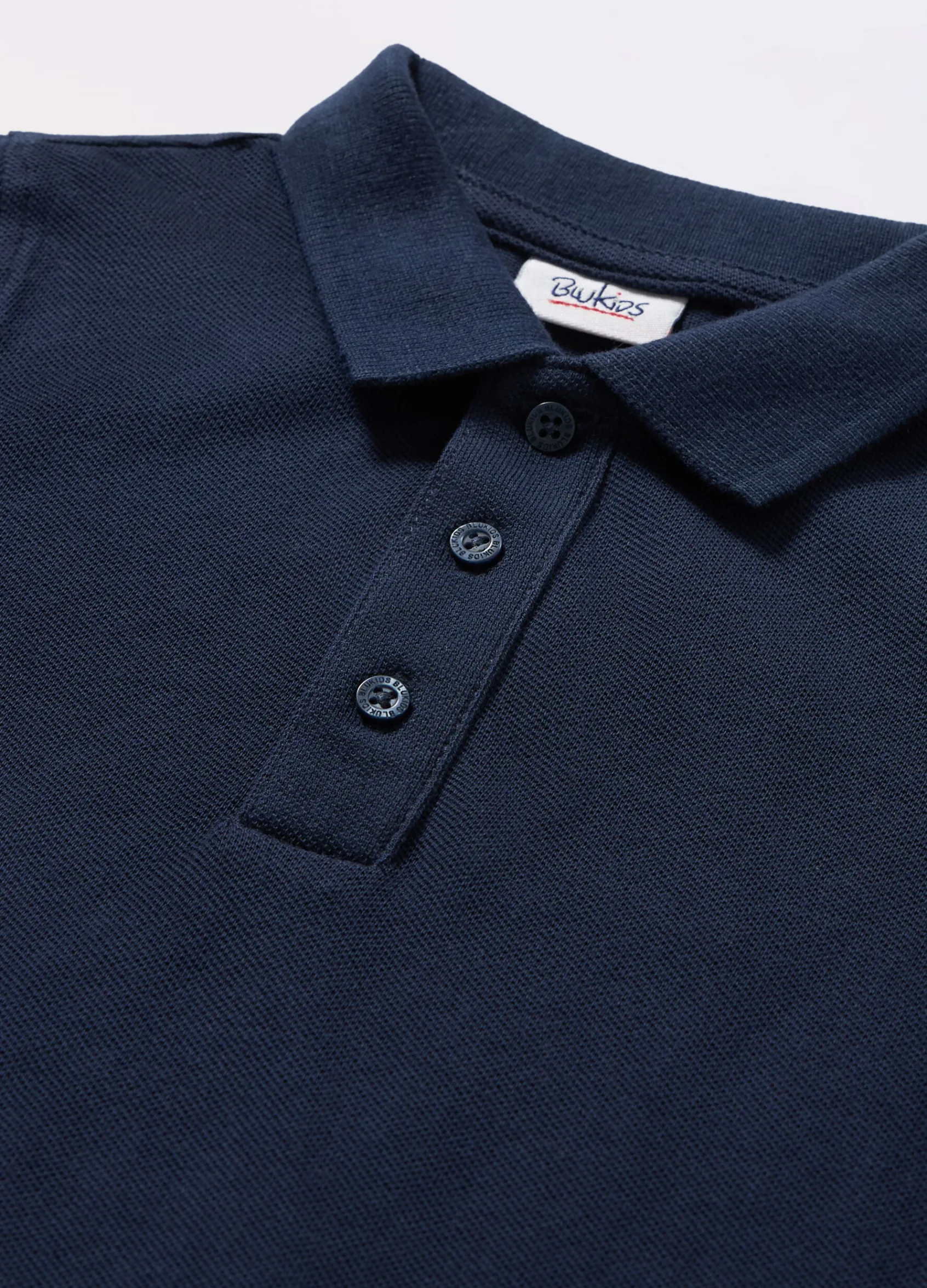 Blukids Polo in puro cotone Piquet neonato- T-shirt