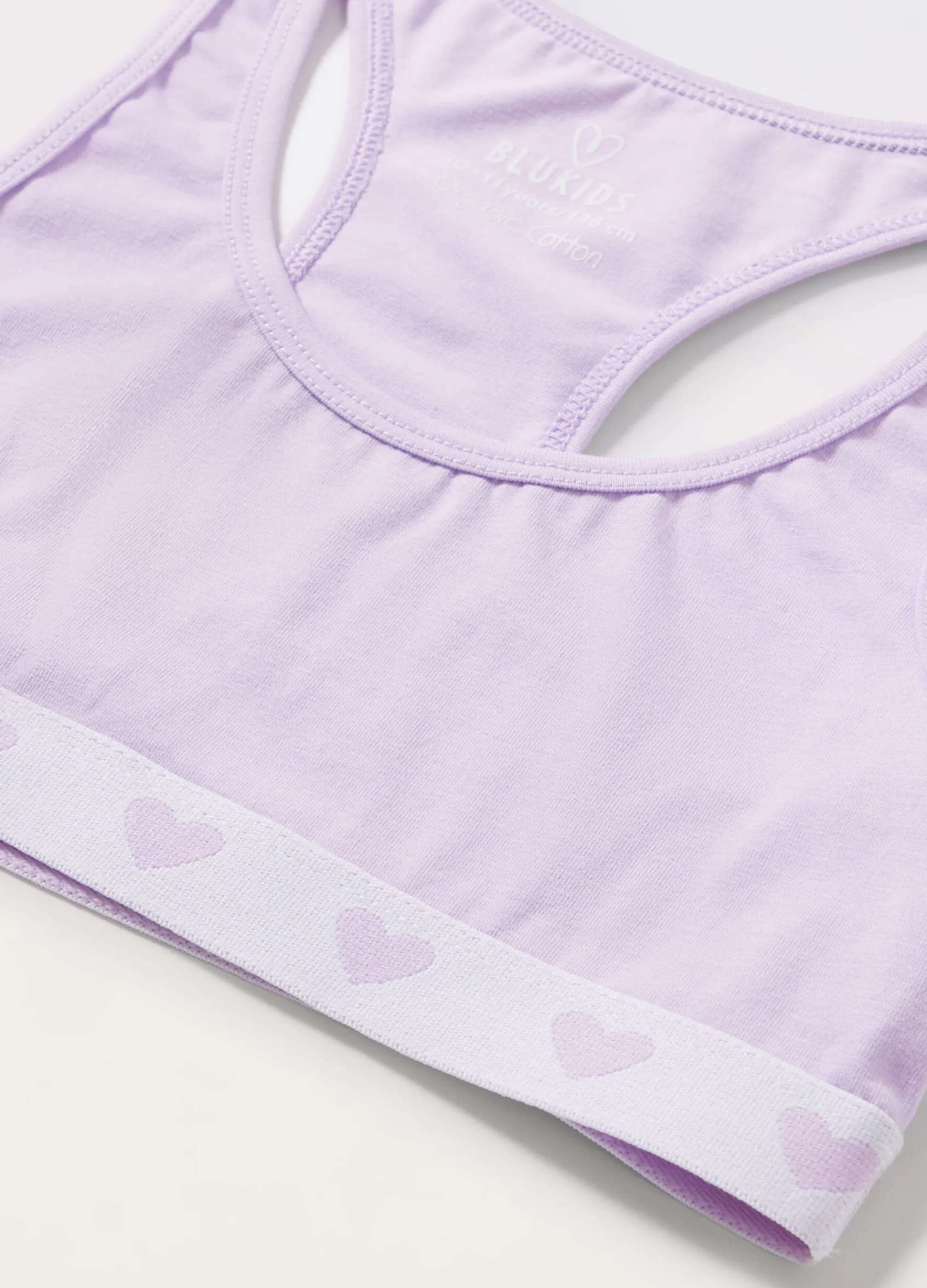 Blukids Reggiseno sportivo in cotone stretch- Intimo