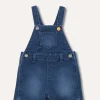 Blukids Salopette in denim neonato- Jeans