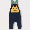 Blukids Salopette in french terry di puro cotone neonato- Completini