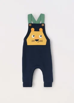 Blukids Salopette in french terry di puro cotone neonato- Completini