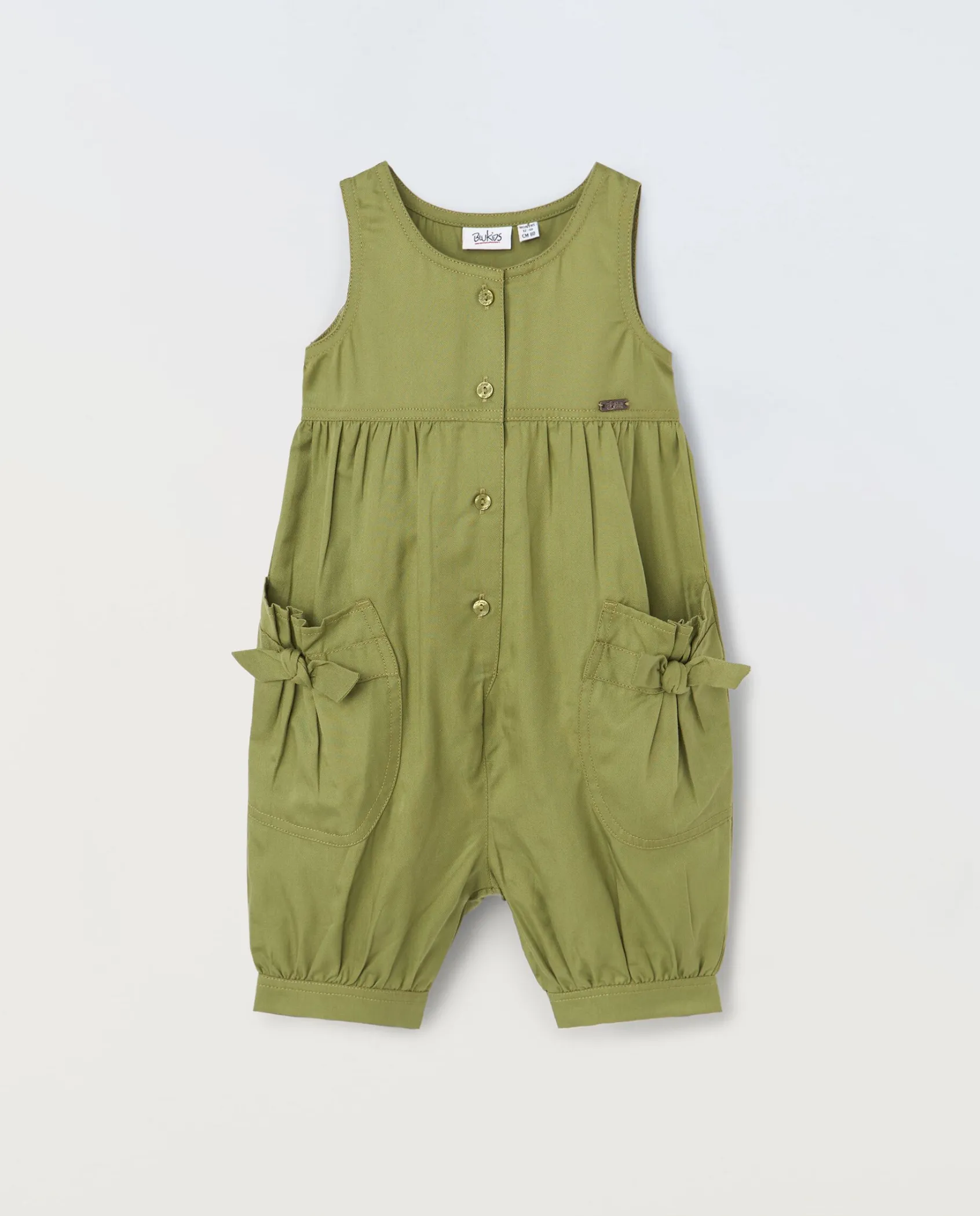 Blukids Salopette in puro lyocell neonata- Completini