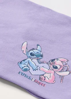 Blukids Scaldacollo Stitch&Angel in french terry stretch neonata- Accessori