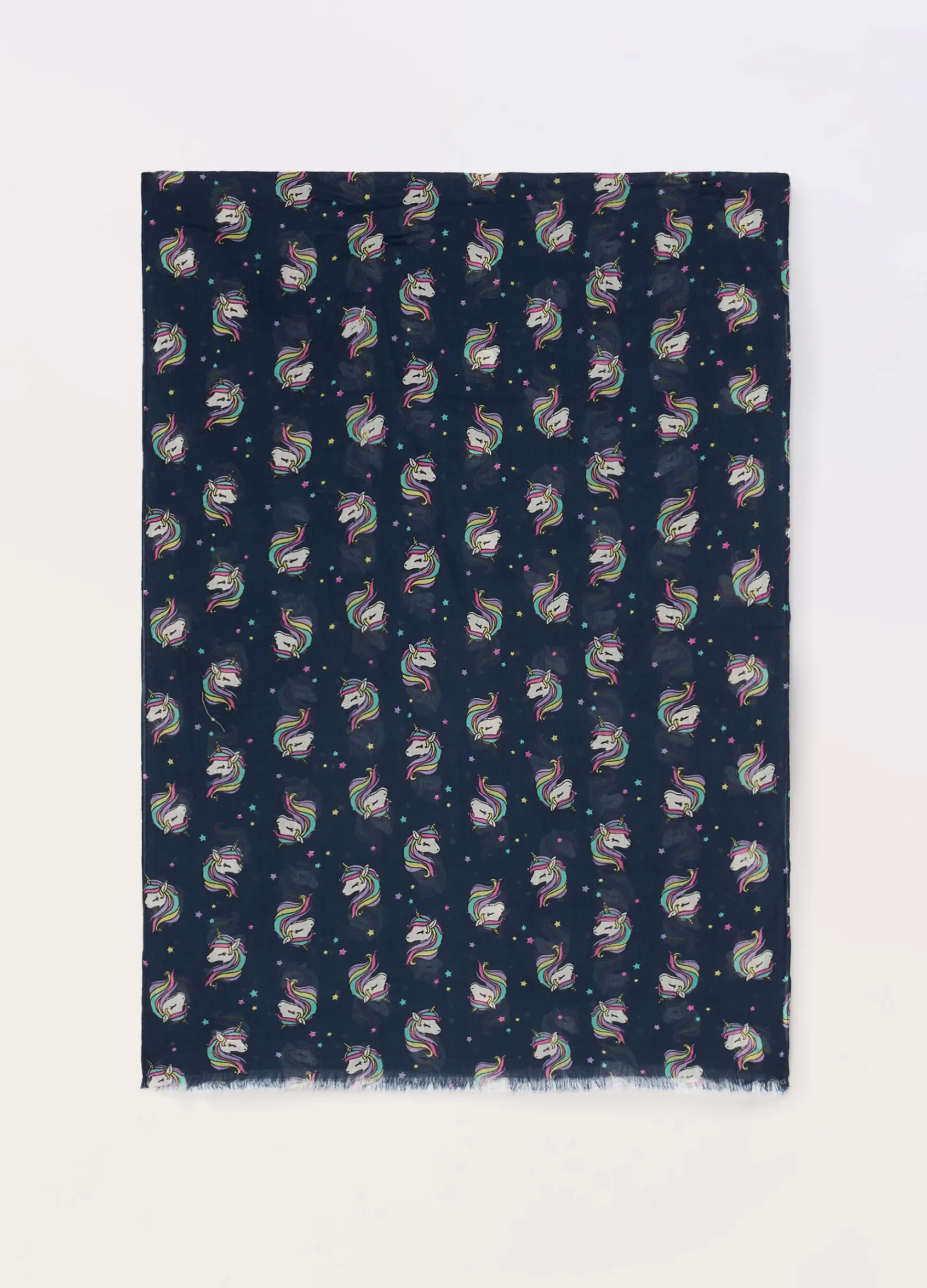 Blukids Sciarpa in puro cotone con stampa- Accessori