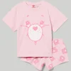 Blukids Set pigiama corto Care Bears in puro cotone ragazza- Pigiami