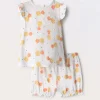 Blukids Set pigiama corto in jersey di puro cotone neonata- Pigiami