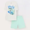 Blukids Set pigiama corto in jersey di puro cotone bambino-Bambino Pigiami