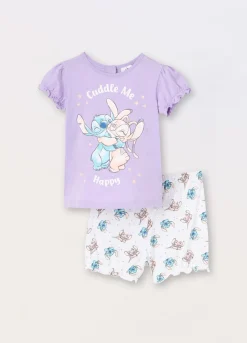 Blukids Set pigiama corto in jersey di puro cotone neonata- Pigiami