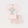 Blukids Set pigiama corto in jersey di puro cotone bambina- Pigiami